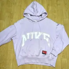 最終価格！！NIKE ナイキフード付きパーカー　オーバーサイズ　パープル