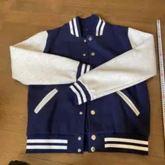 ネイビー グレー スタジャン