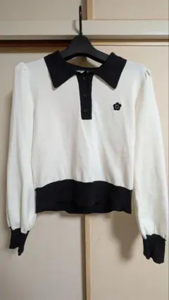 MARY QUANT ポロシャツスタイル ニット