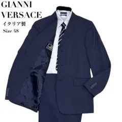 美品★GIANNI VERSACE 高級スーツ上下 セットアップ 48 イタリア