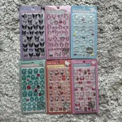 6枚セット　ボンボンドロップシール　サンリオ