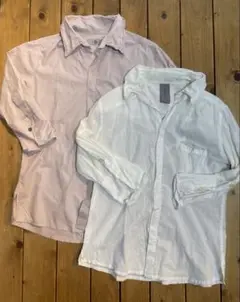 influence 七分袖　オシャレシャツ　ワイシャツ　2点セット