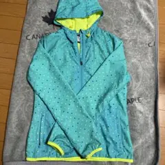 Nike Dri-FIT 水色ドット柄ジャケット M