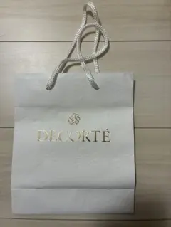 即購入OK DECORTE エンボス加工 紙袋 小型