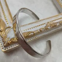 【ステンレス　メタルオープンバングル】