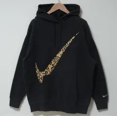 ナイキ NIKE パーカー M ブラック 00s 刺繍 C8040