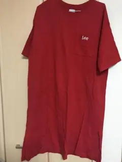 Lee レッド カットソーワンピース 半袖のサムネイル