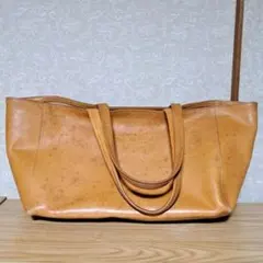 美品】ダコタ トートバッグ レザー 本革 ユニセックス ロゴ A4