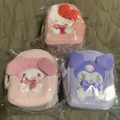 サンリオ ぬいぐるみポシェットボア ミニポーチ クロミ マイメロディー キティ