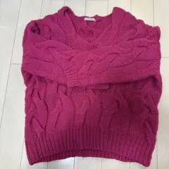 JOURNAL STANDARD ケーブルニットセーター ピンク