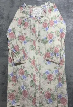 Cept 花柄 七分袖 シャツ ブラウスワンピ