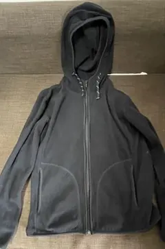 美品‼️黒フリースフルジップパーカー