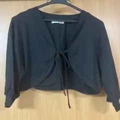 黒 ショート丈 ボレロ