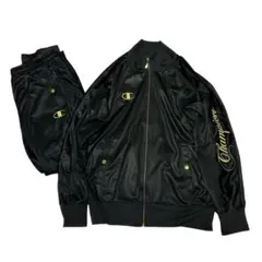 魔裟斗モデル チャンピオン セットアップ M 黒×金 ジャージ 廃盤 K-1