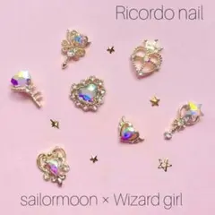 新作！　12個入り　オーロラ素材セーラームーン、魔法少女に使えるパーツ