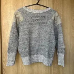 DENIM DUNGAREE トレーナー S-MEDIUM 120cm