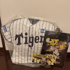 阪神優勝非売品グッズJoshin クッション クリアファイル ステッカー