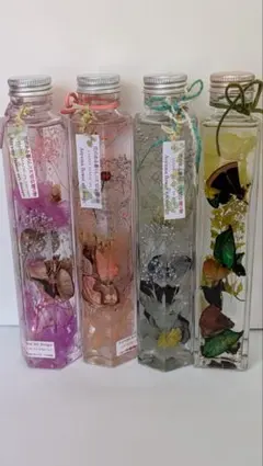 ハーバリウム4本セット ボトルフラワー