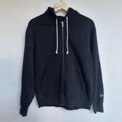 champion チャンピオン ジップパーカー L 黒 無地