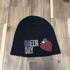 90s Green Day ニット帽 ビーニー USA製