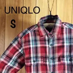 UNIQLO  FLANNEL  ネルシャツ 赤チェック