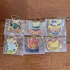 一番くじ　僕のヒーローアカデミア　連なるは星霜 G賞　メタルチャーム　６個