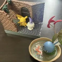 ポケモン フィギュア★ニョロモ ピカチュウ ヒトモシ 食玩