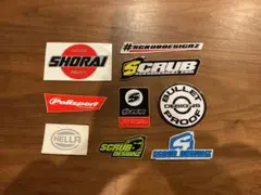 正規品　バイク　ステッカー　セット　デカール　ミックス　ポリスポーツ
