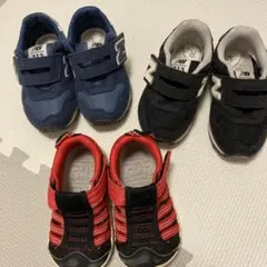 【3セット】ニューバランス 313／イフミー サンダル