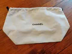 CHANEL ホワイト 巾着袋