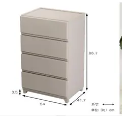 【新品】16日までお値下げ！ホコリの入りにくいチェスト