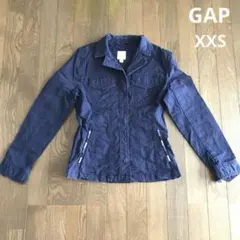 GAP ギャップ　ミニタリーシャツジャケット　ネイビー　紺色