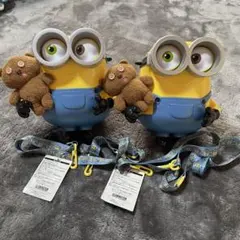 ミニオン ボブ ポップコーンバケツ ティム USJ 音声付き 2個 セット