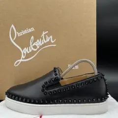 美品✨ ルブタン スパイク スタッズ スリッポン レディース 22.5cm相当