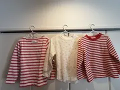 サイズ110長袖カットソー 3点セット