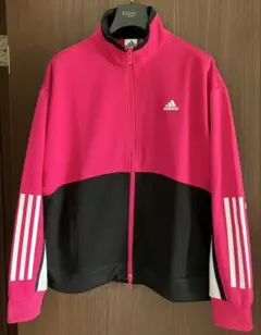 【未使用】adidas トラックジャケット　レディース　ピンク*黒