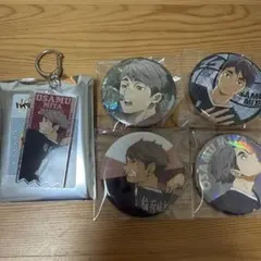 ハイキュー‼︎ 宮治　缶バッジ、キーホルダー