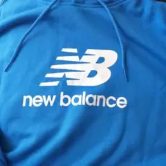 new balance XL パーカー 青のサムネイル
