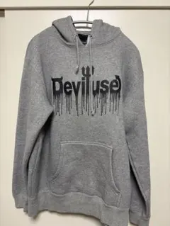Deviluse グレー フード付きパーカー Lサイズのサムネイル