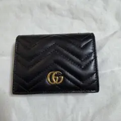 GUCCI GGマーモント 二つ折り財布 ブラックのサムネイル