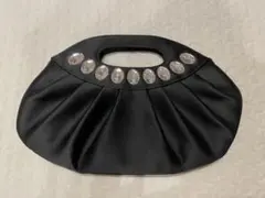 AIMER クラッチバッグ　パーティーバッグ　ビジュー　2WAY