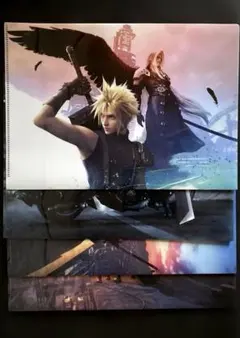 ファイナルファンタジーFFVⅡ クリアファイル　全４種　ファミマ