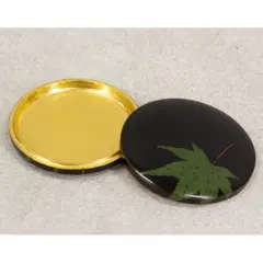 大徳寺 藤井誡堂 花押 書付 楓蒔絵内金 香合 香道具 茶道具 木箱 大徳寺 藤井誡堂 花押 書付 楓蒔絵内金 香合 香道具 茶道具 木箱