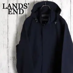 LANDS'ENDランズエンド マウンテンパーカージップアップナイロンジャケット