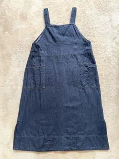 【年末年始セール】ハートマーケット　デニムサロペットスカート