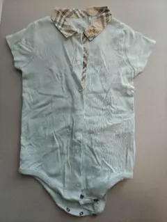 バーバリー ロンパース チェック襟