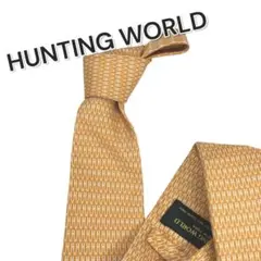 2*1様 70199 HUNTING WORLD シルクネクタイ　クリーム　Aラのサムネイル