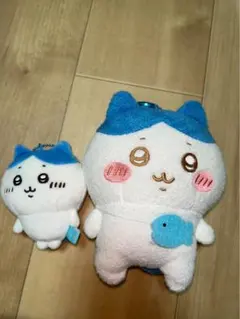 ハチワレもちぷにマスコット、がま口ぬいぐるみ