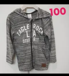 H&M　ベビーアウターパーカー 100cm グレー