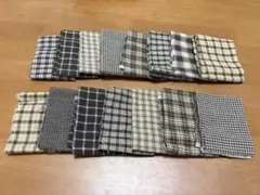 カットクロス チェック（茶系）